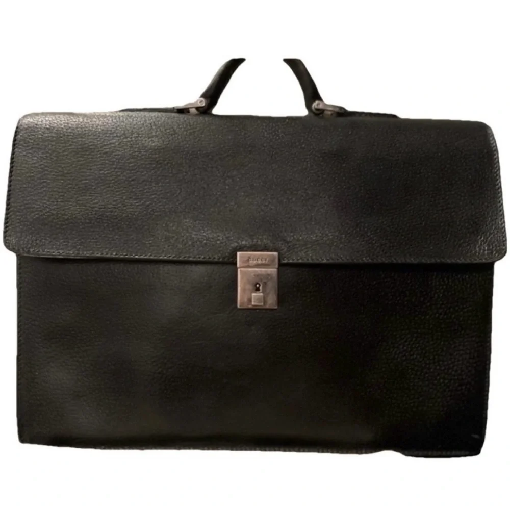 Gucci leather briefcase in great condition